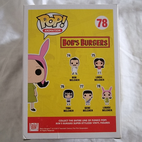 Funko POP Animation Bob's Burgers Louise Action Figure NIB - Picture 4 of 7